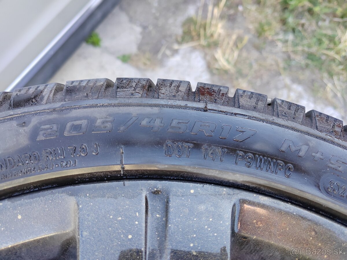 Športové disky 5x112r17 VRS s celoročnými pneumatikami - 9