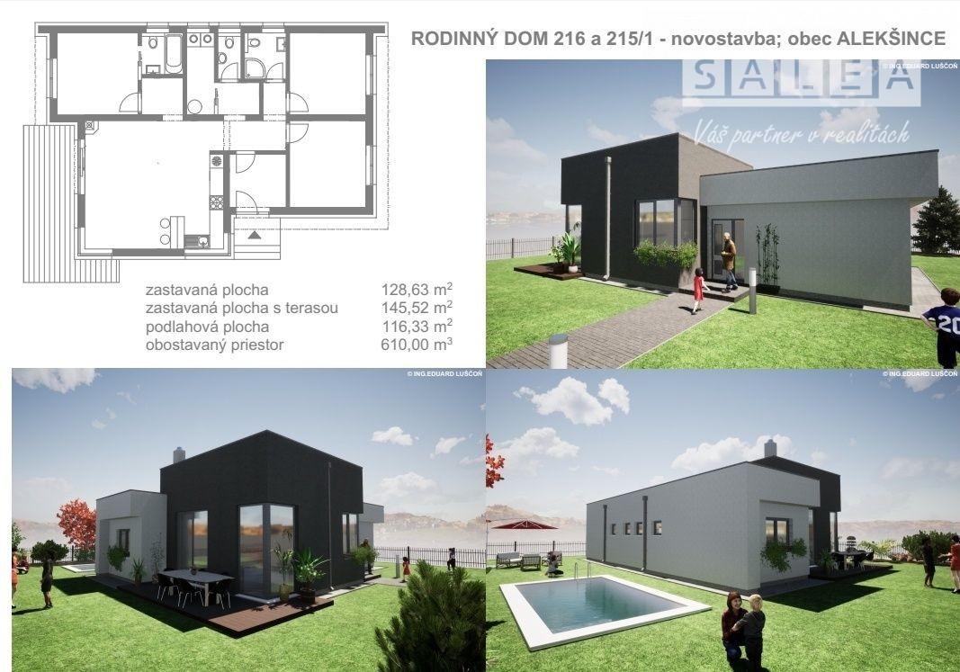 Privátne Luxusné 4i domy s unikátnym výhľadom , Alekšince - 9