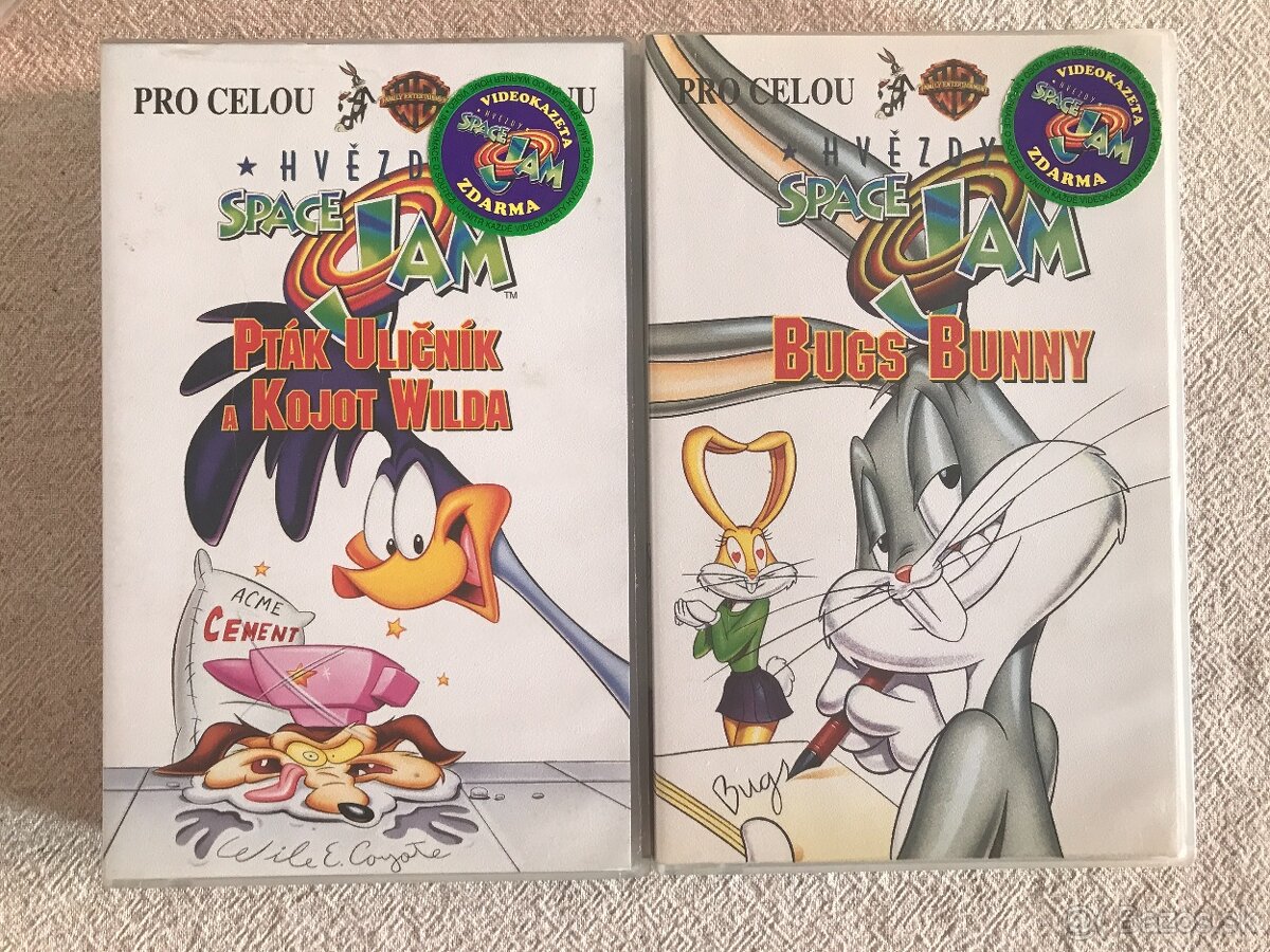 VHS Malý touster, Jen počkej , Krtek, Space Jam. - 9