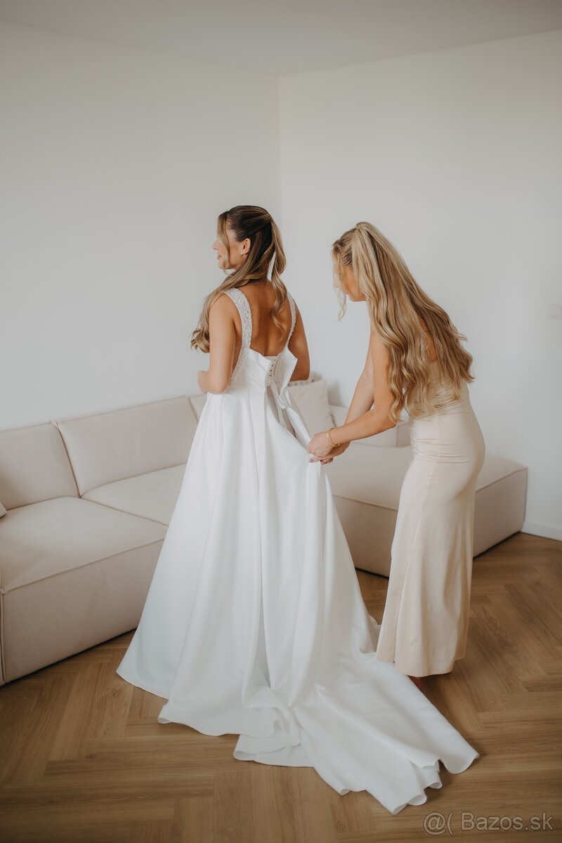 Predám svadobné šaty - 9