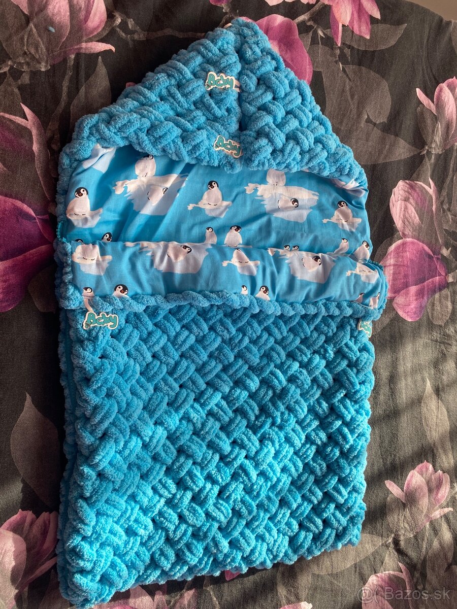 Zavinovačky a dečky pro miminko z puffy - 9