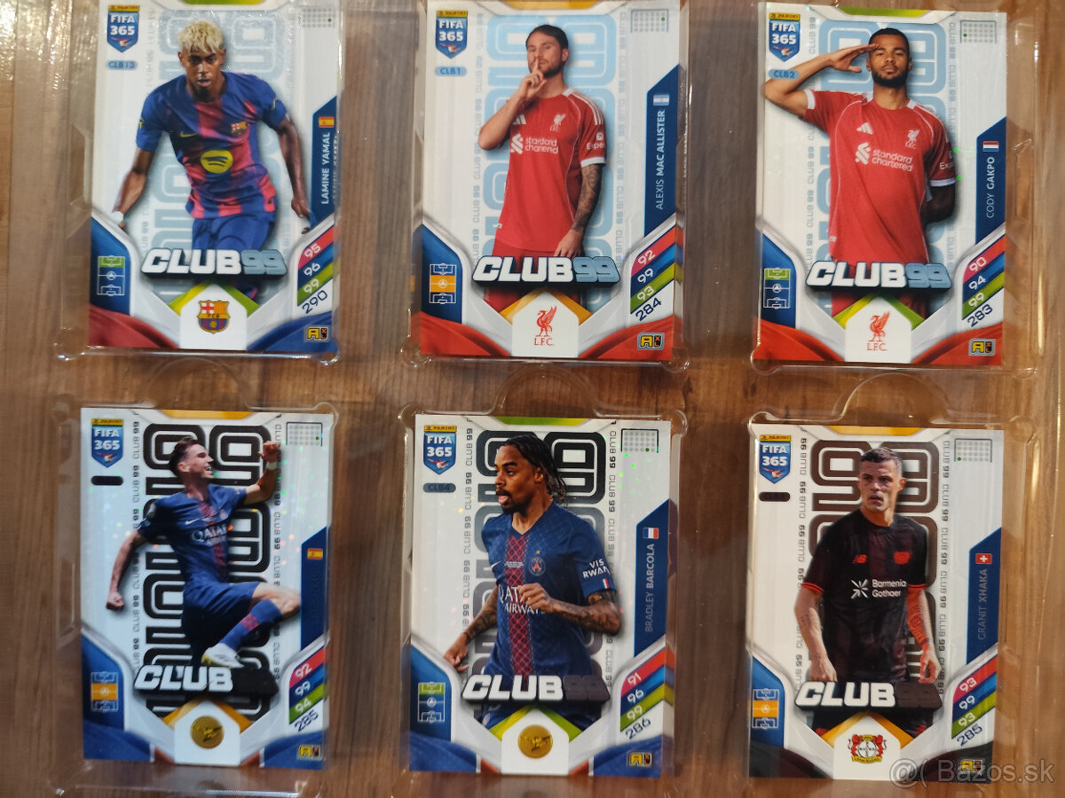 Futbalové kartičky FIFA 365 2026 - adventný kalendár - 9