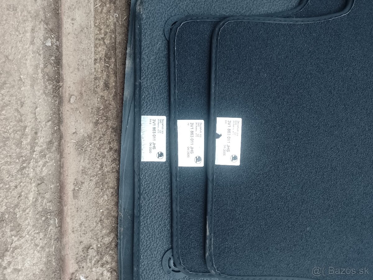 Predám gumené rohože kodiaq Superb 3 mercedes E - 9