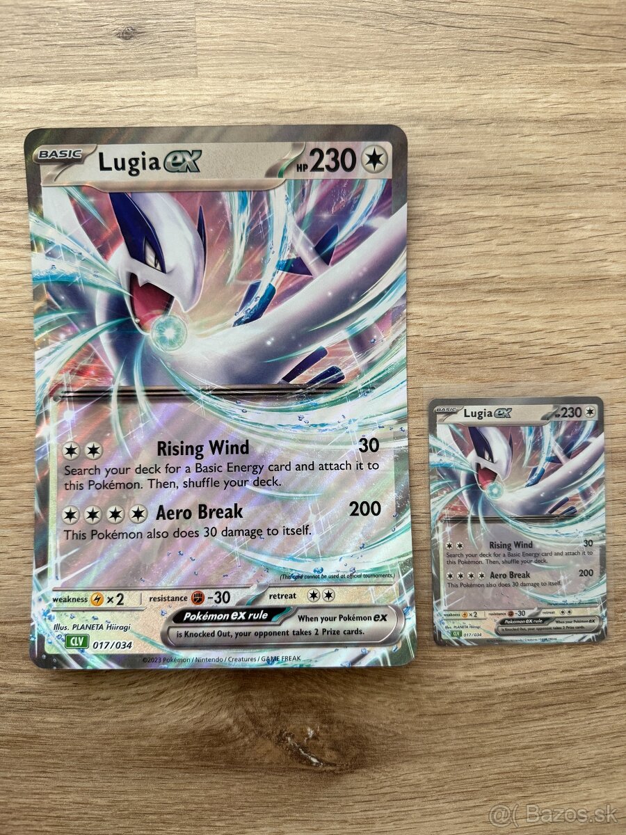 Pokémon karty veľké Jumbo (oversize) karty - originál - 9