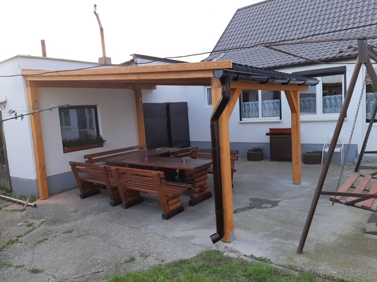 Prístrešok, altánok, záhradný domček - 9