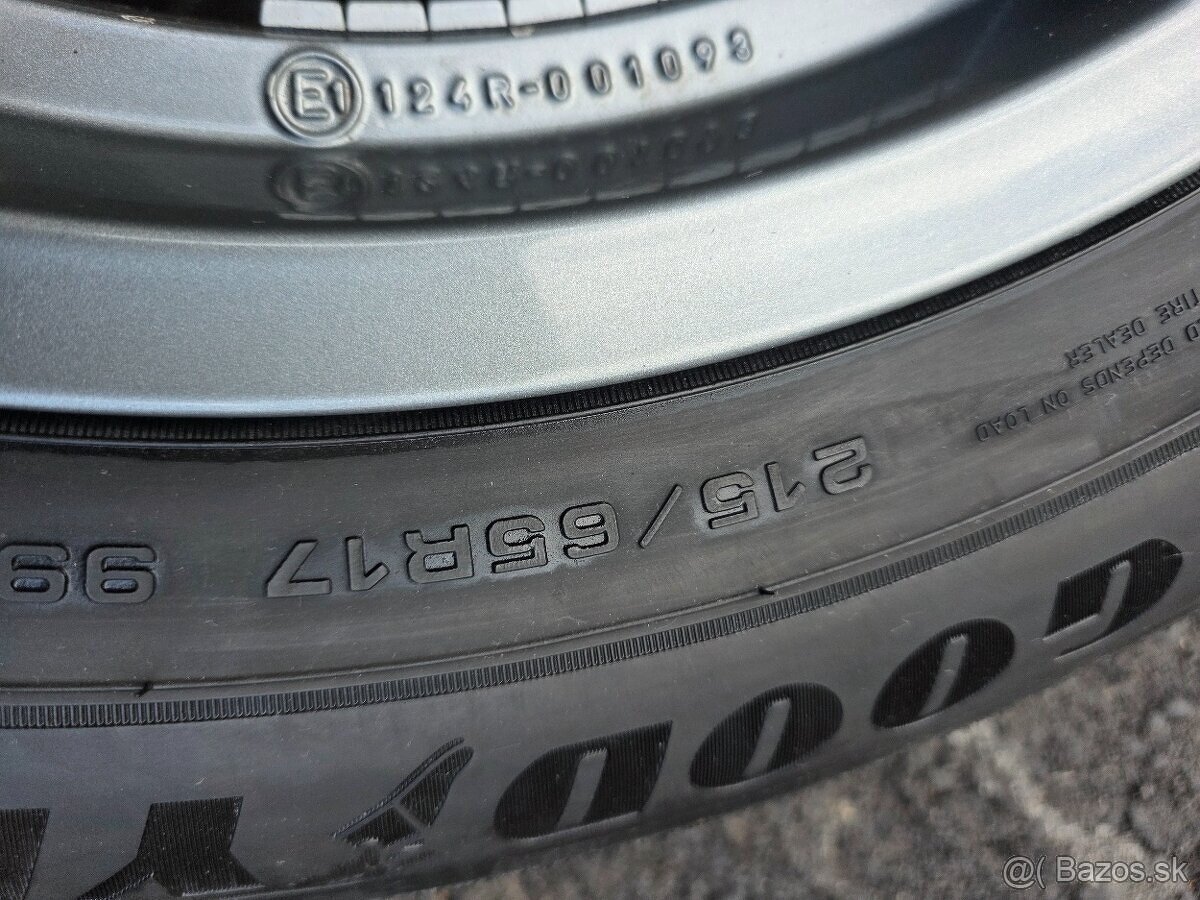 Zimne kolesá VW Tiguan 5x112 R17 215/65 r17 Kodiaq dot2021 - 9