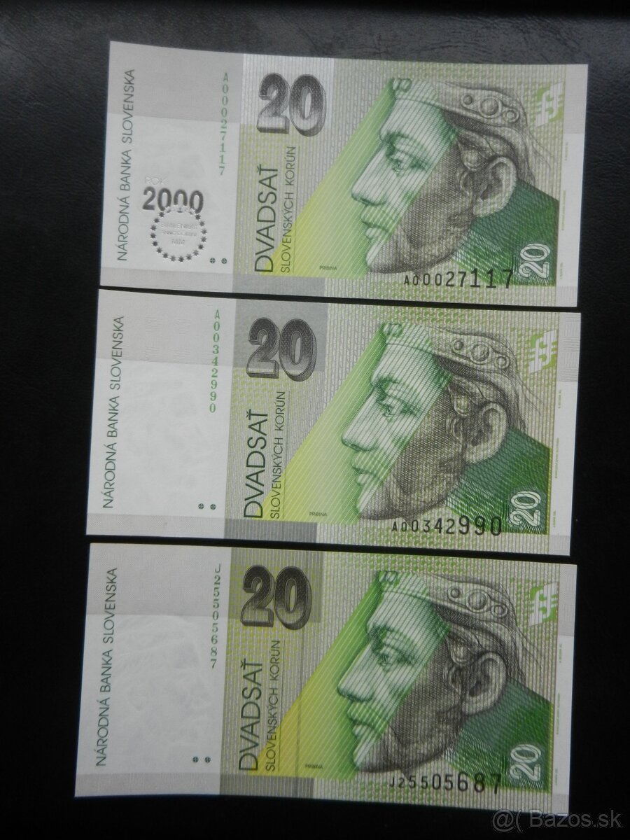 Slovenské bankovky pred eurom aj bimileniové - 9
