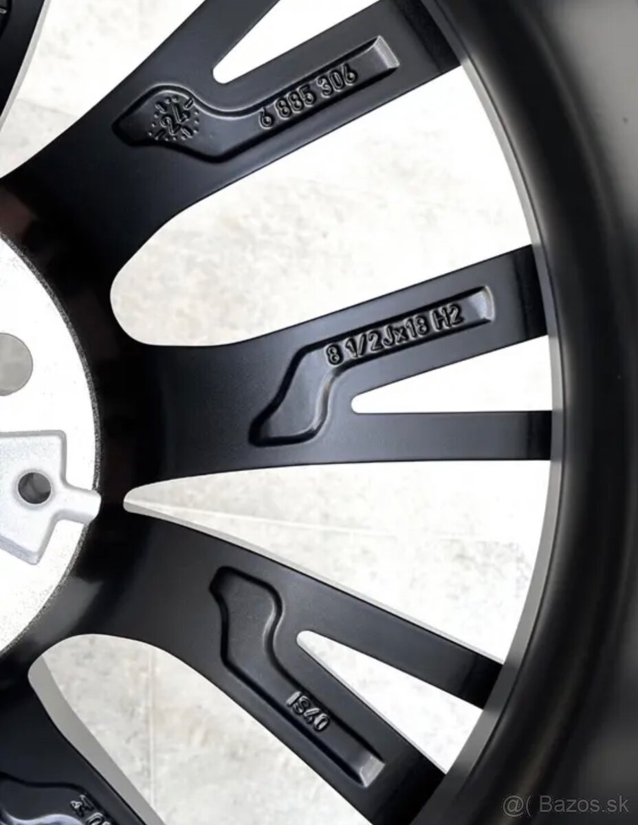 Nová kola originál BMW 3,R18 5x112 dvourozmer - 9