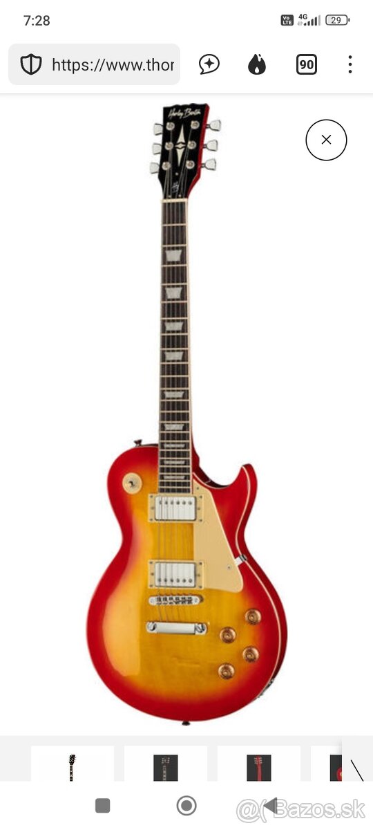 Elektrická gitara Harley Benton - 9