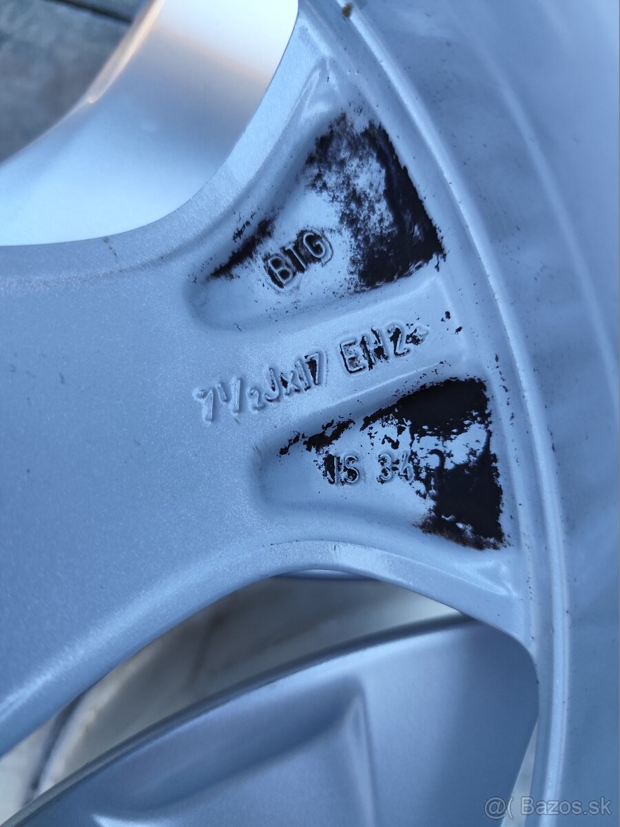 5x120 r17 hliníkové disky BMW 7,5Jx17ET34 - 9