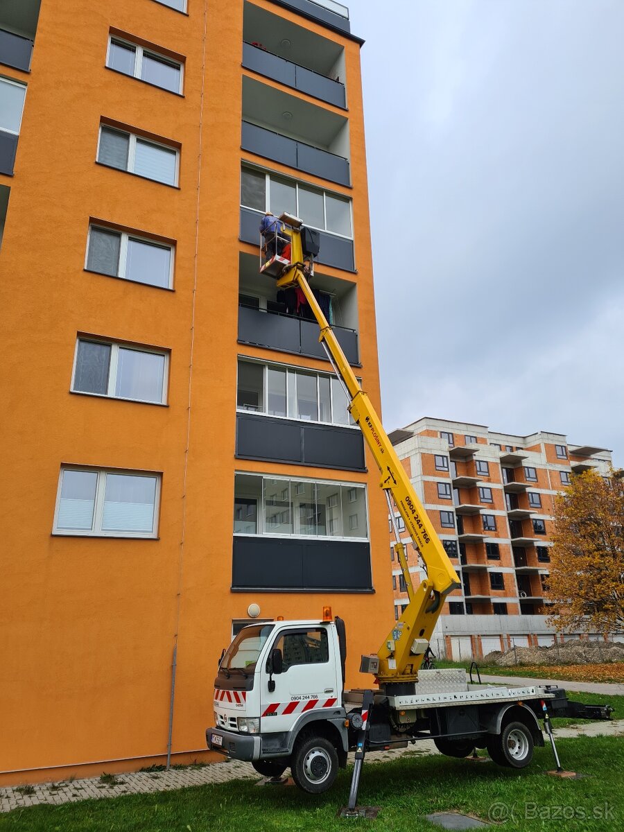 Pracovná montážna plošina,prenájom 16m - 9