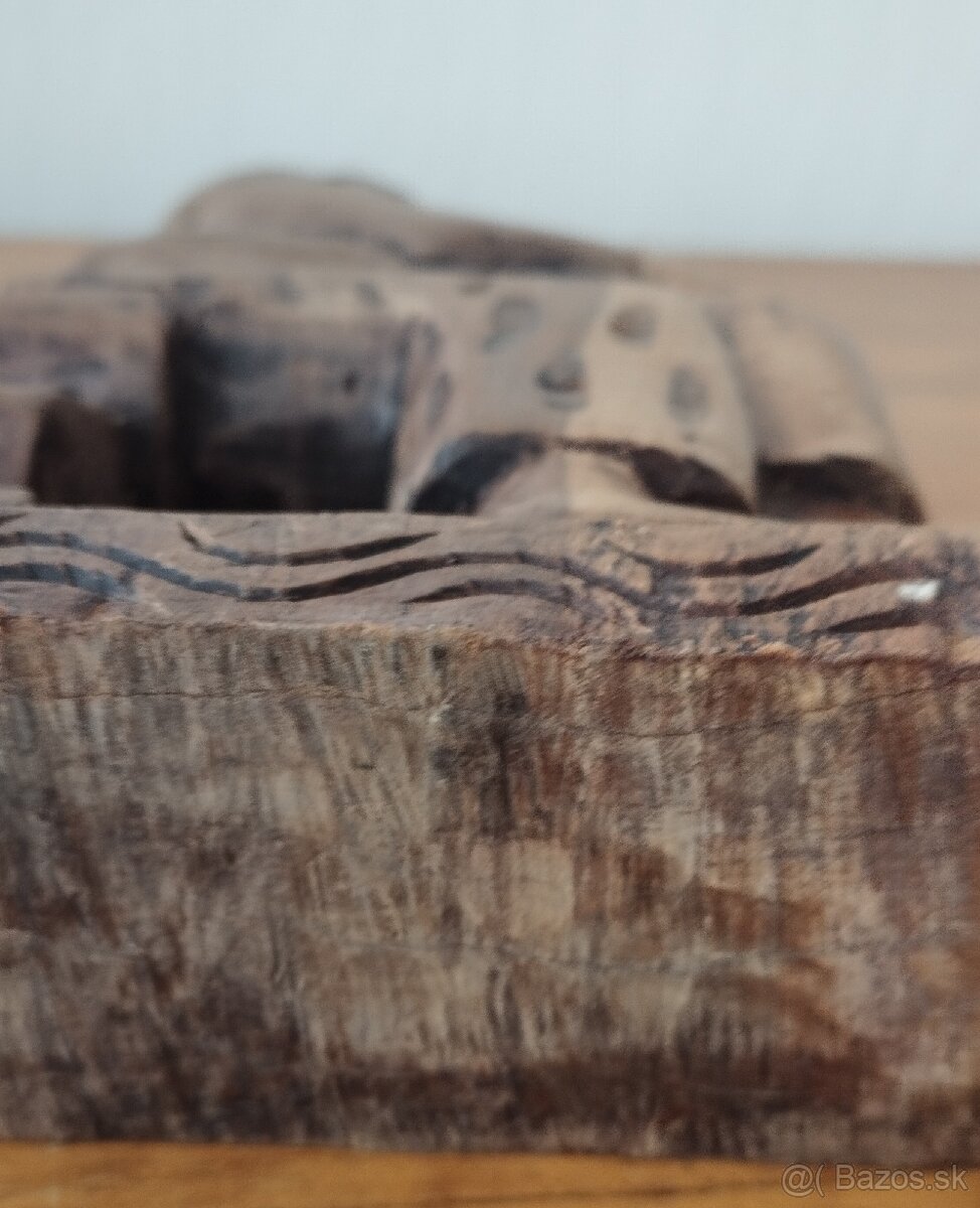 Africká drevená soška - 9