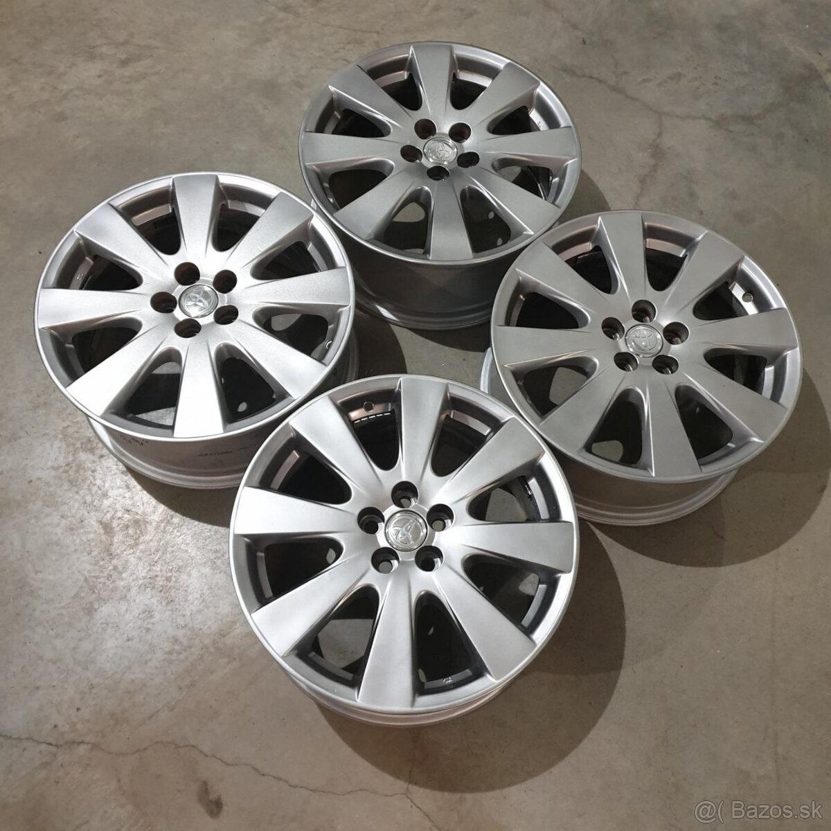 Hliníkové Toyota disky 5x100 R17 7J ET45 - 9