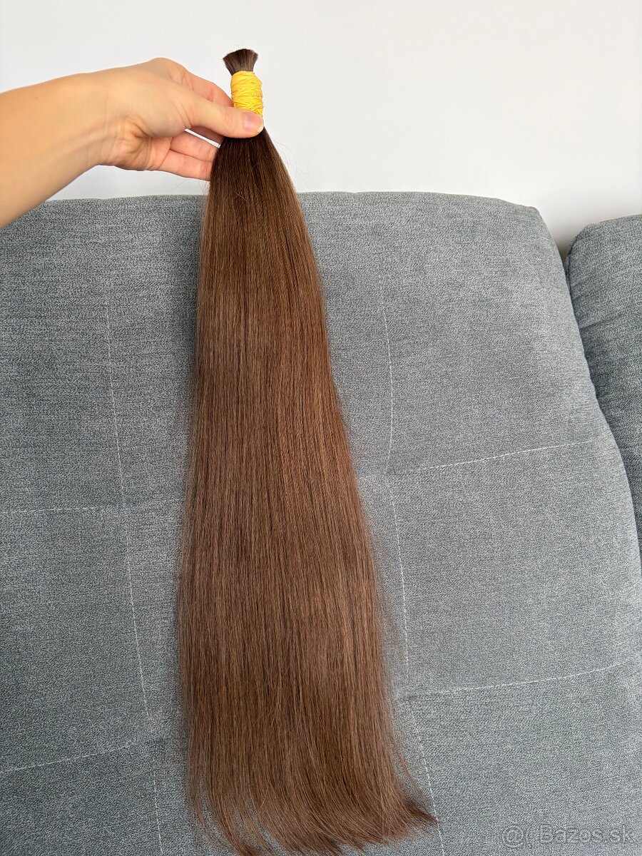 Ruské vlasy surove copy/keratin - 9