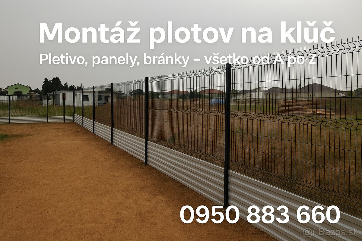 Montáž oplotenia na kľúč - 9