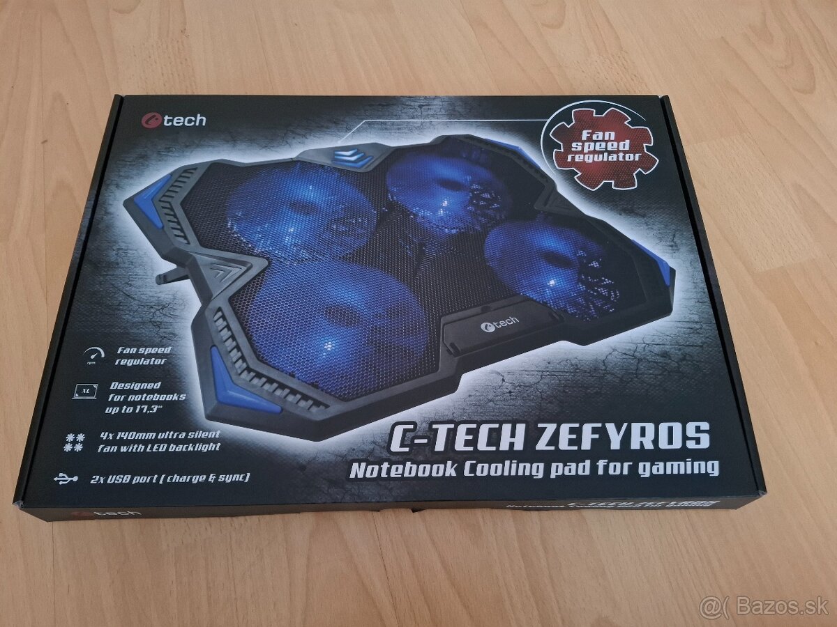 Chladiaca podložka pod notebook - C-Tech Zefyros GCP-01B - 9