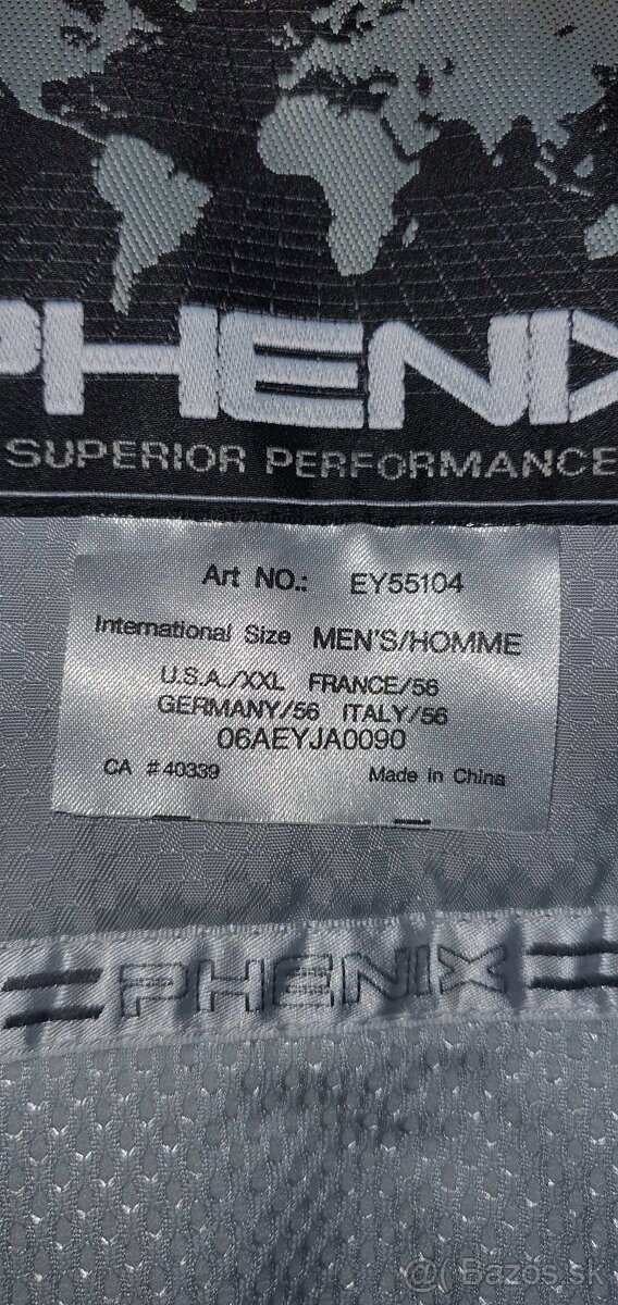 Phenix panska lyžiarska snowboard bunda veľkosť XXL alebo 56 - 9