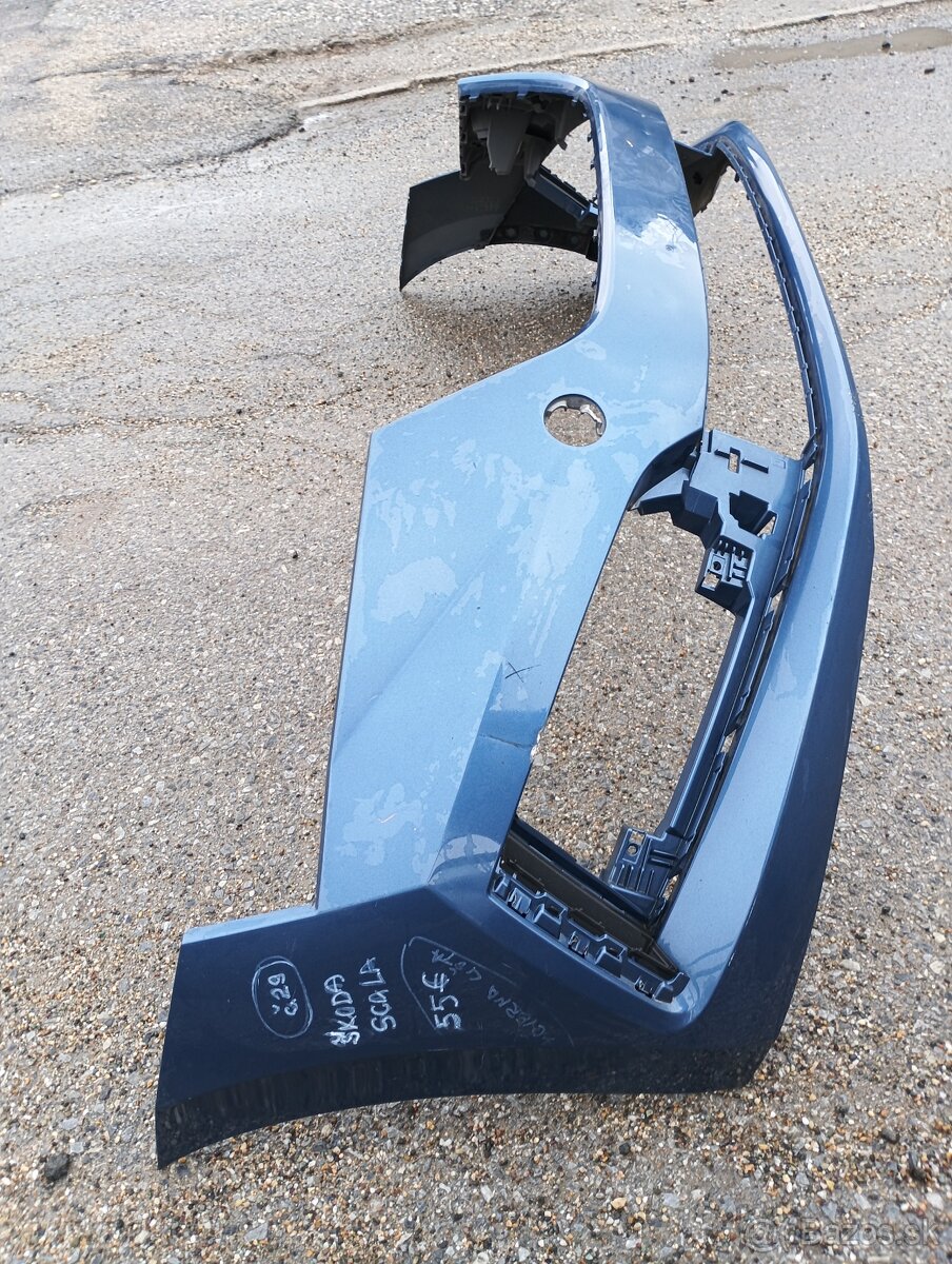 Predný nárazník Škoda Scala s mriezkou - 9