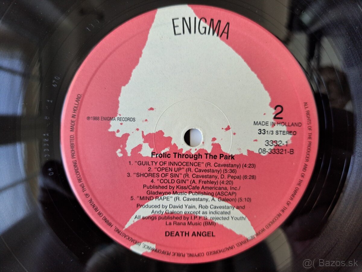 Lp DEATH ANGEL - Frolic Through the Park - 9