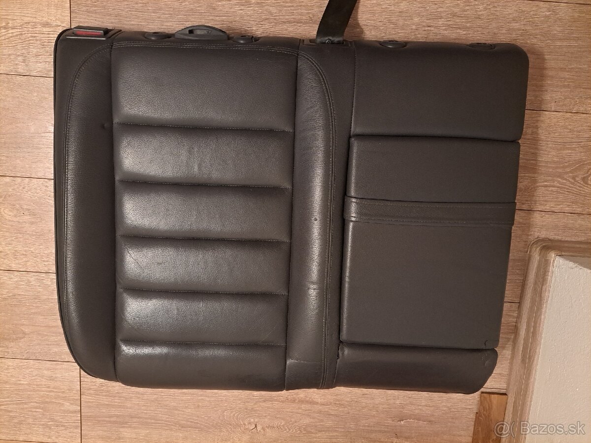 Predám sedačky VW Touareg 7L čierna Koža - 9