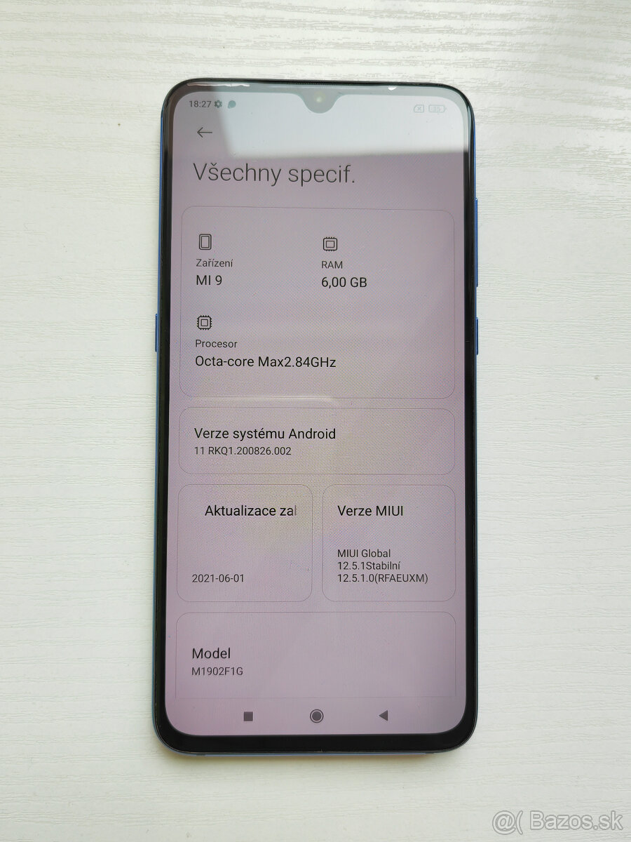 Xiaomi Mi 9 6 / 128 GB Ocean Blue - 9
