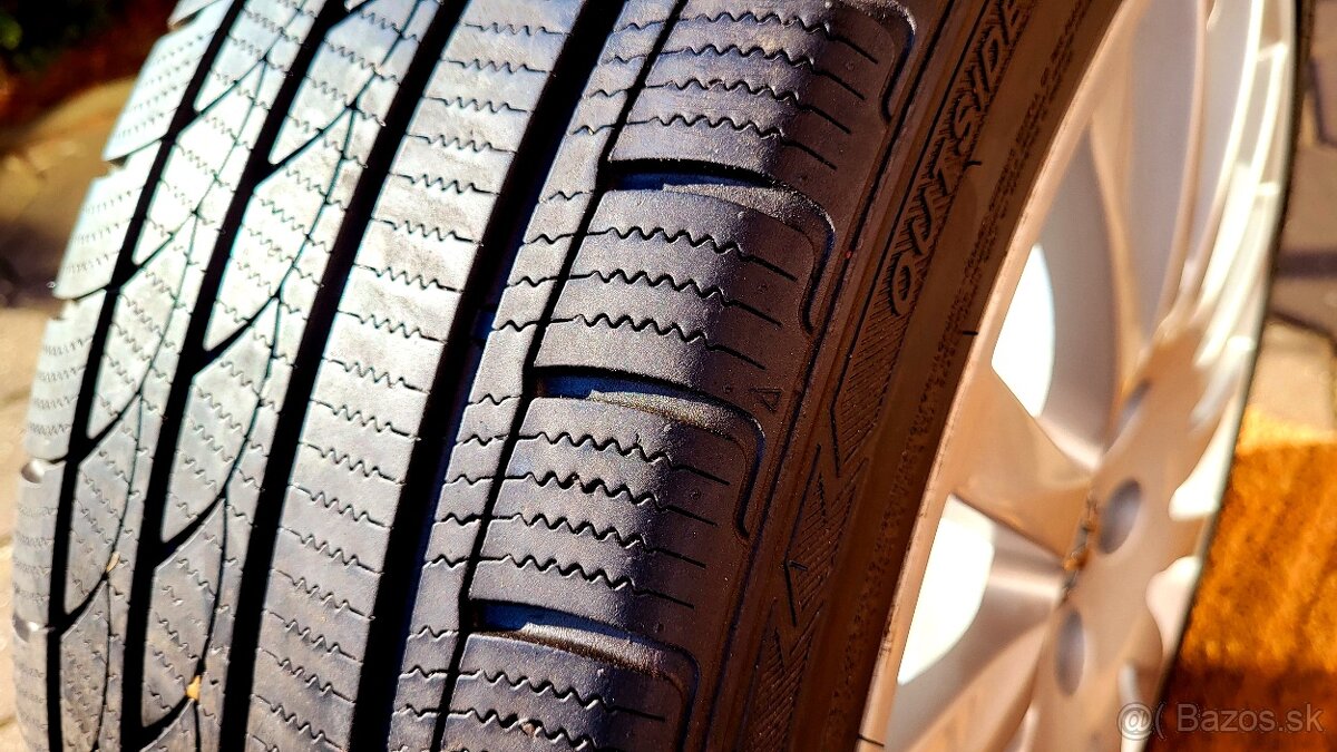 Alu R18 5x108 orig. PEUGEOT + zimné 225/45R18 - 9