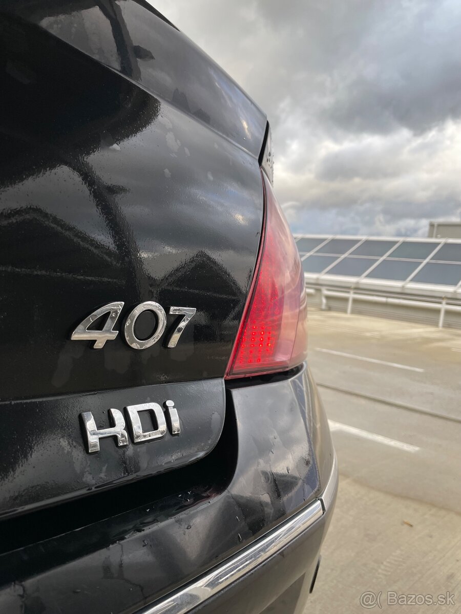 Peugeot 407 2.0 HDi (100kW) – Top stav, koža, 2x kľúč - 9