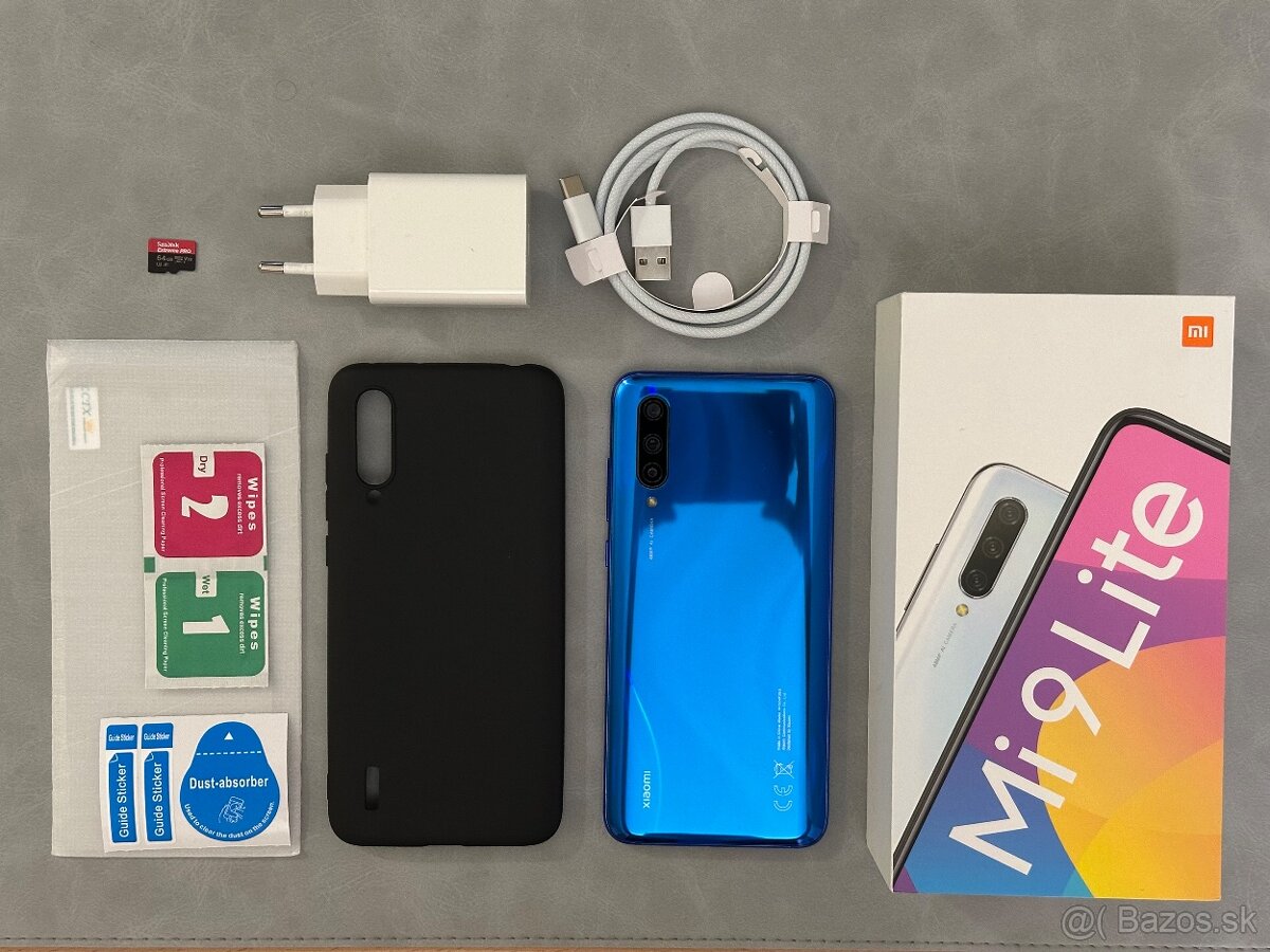 Xiaomi Mi 9 Lite – Aurora Blue – ako nový + príslušenstvo - 9