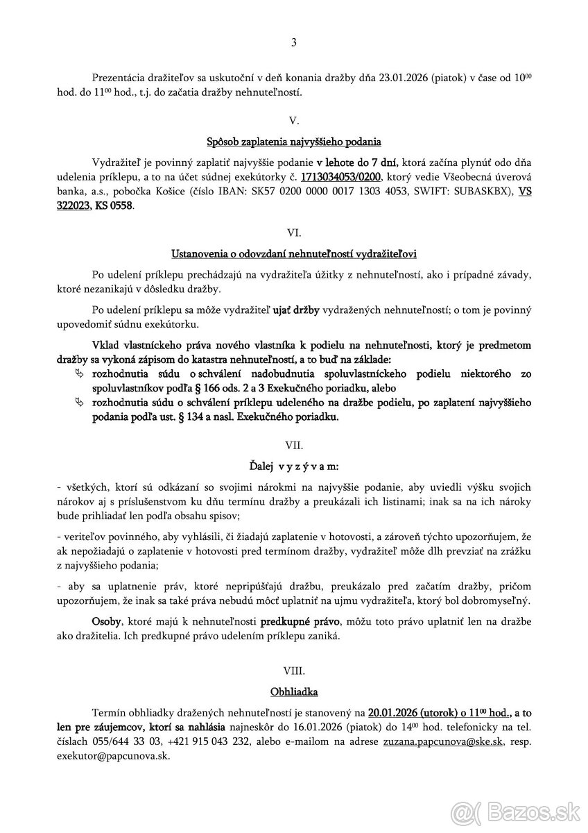 Dražba domu s pozemkami Cejkov - 9