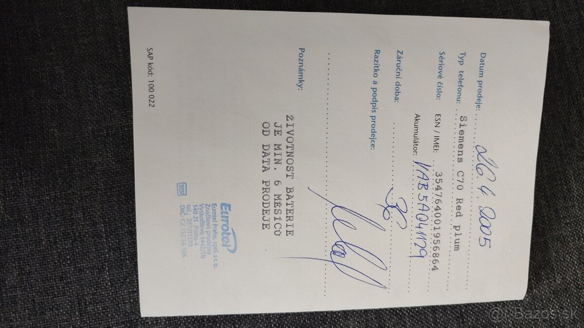 Siemens C70 nový - 9