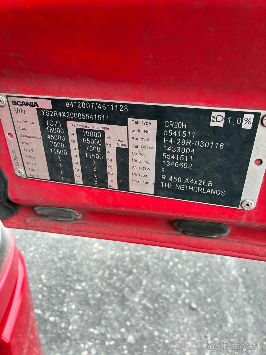 Prodáme tahač Scania R 450, rok: 03/2019. Lowdeck. - 9