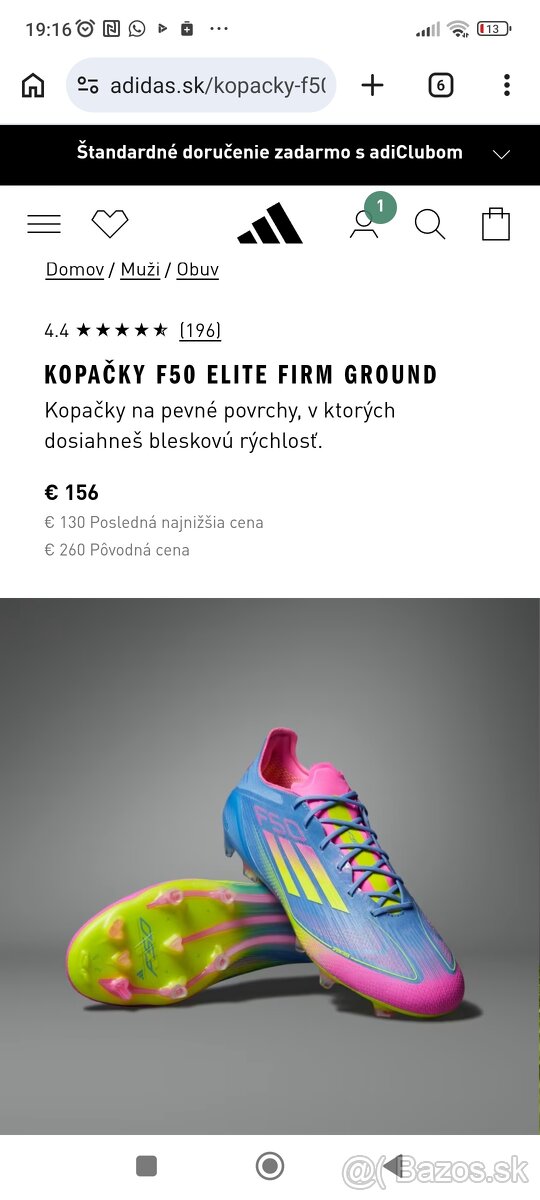 Adidas F50 Elite FG - 9