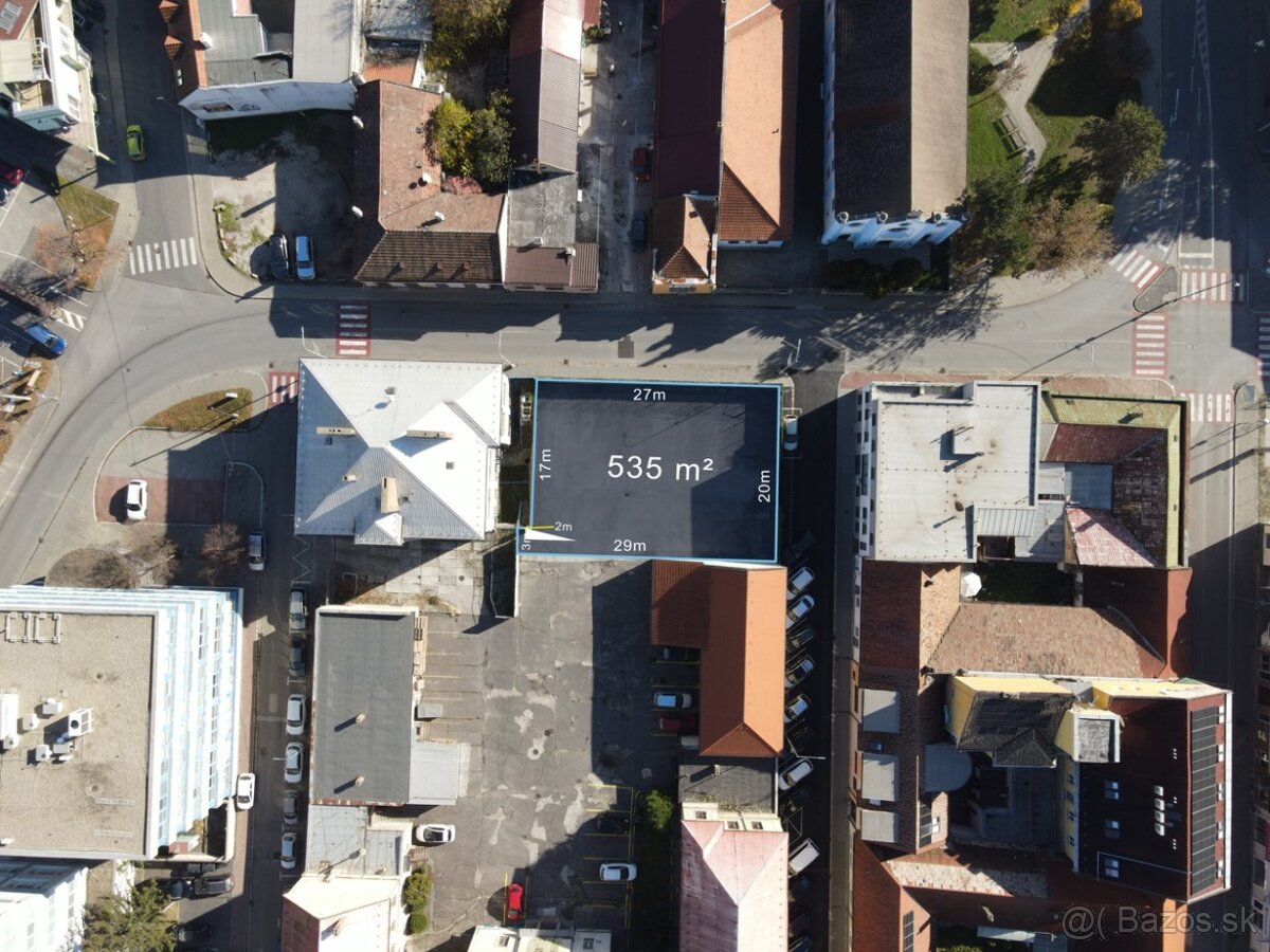 Na predaj jedinečný pozemok priamo v centre, Nové Zámky, 534 - 9