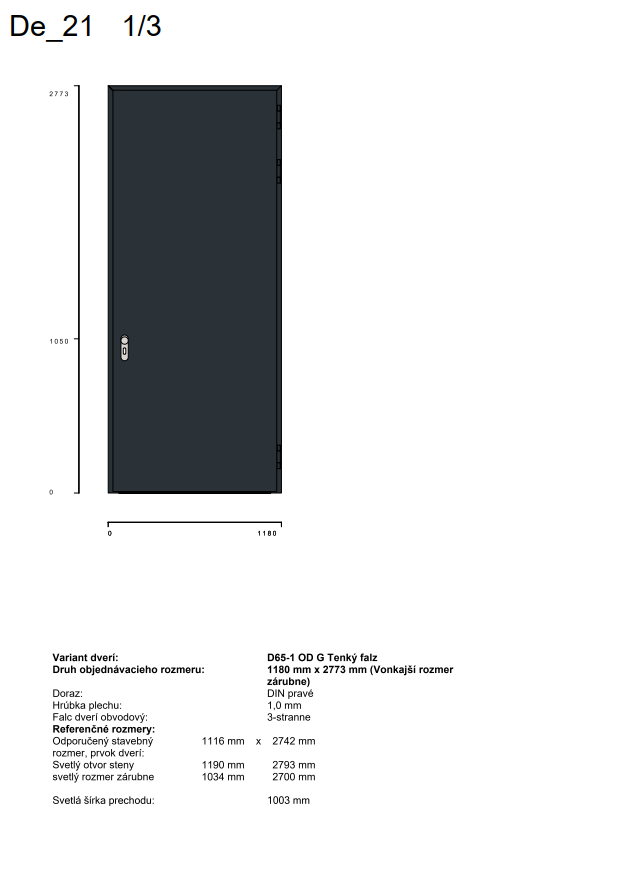 Oceľové dvere Hörmann - nové, nepoužité - 9