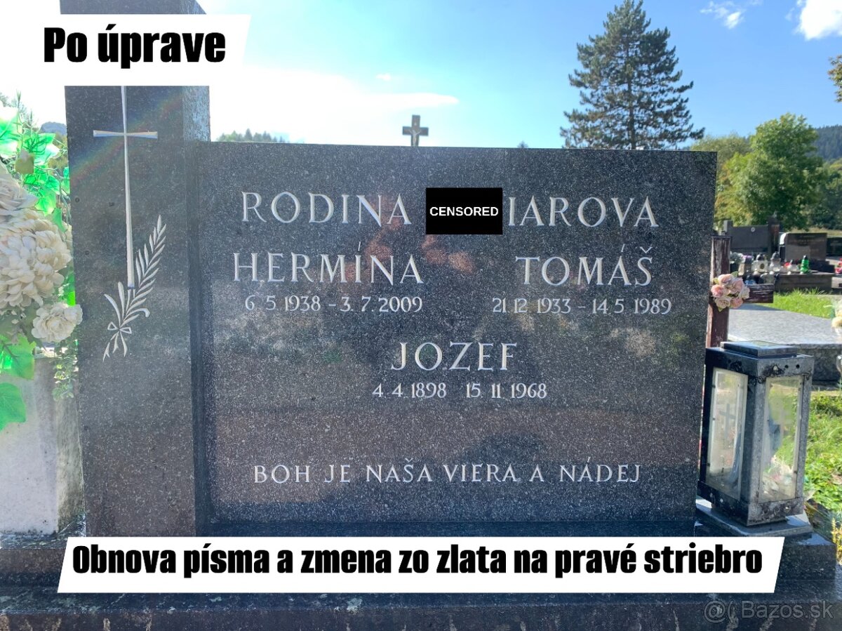 Pomníky renovácia/ obnova - 9