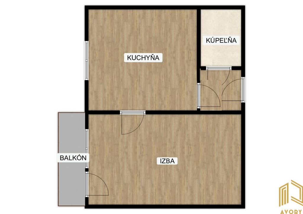 NA PRENÁJOM NOVÝ 1- IZB. BYT s BALKÓNOM, SENICA - 9