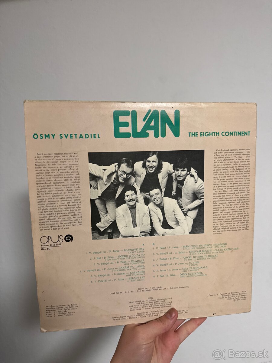 Gramofónové platne Elán - 9