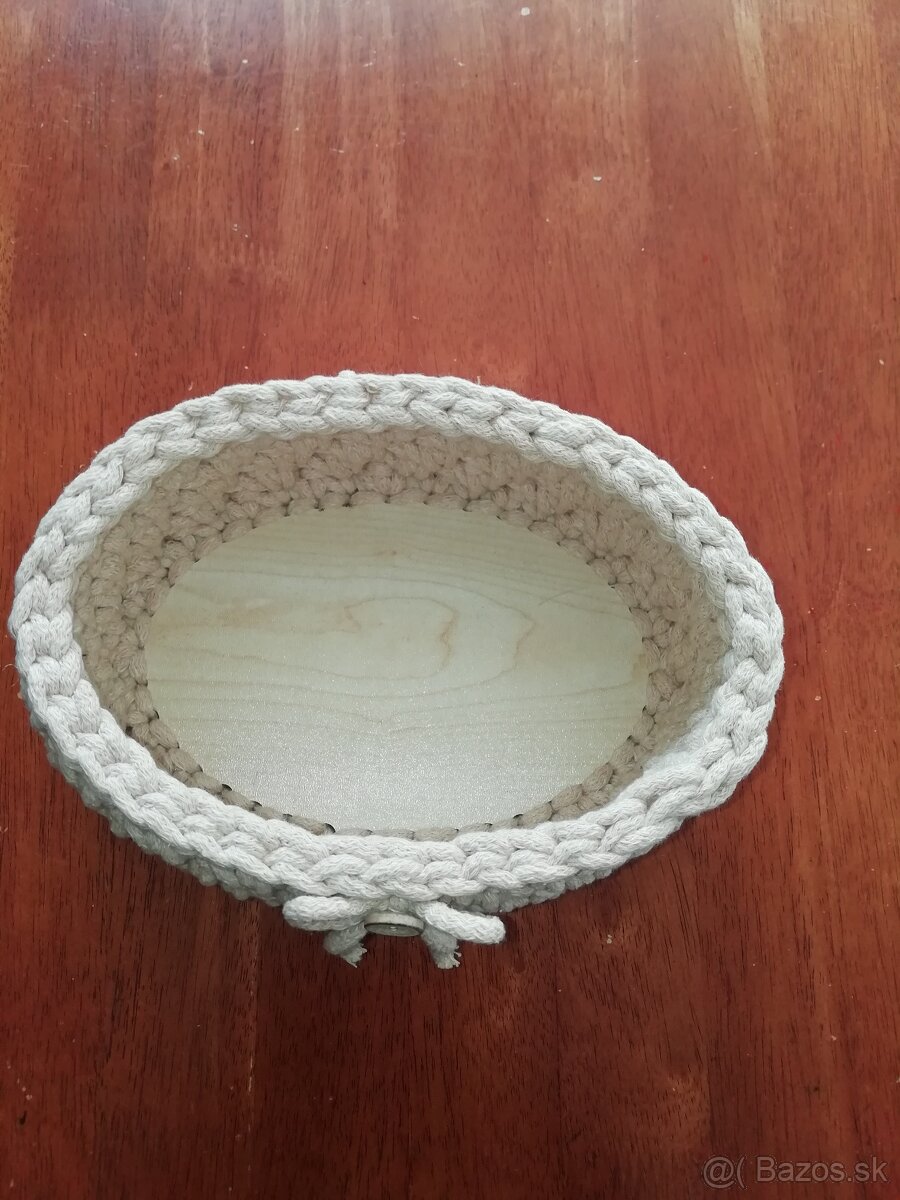 Háčkované košíčky, vianočný darček - 9