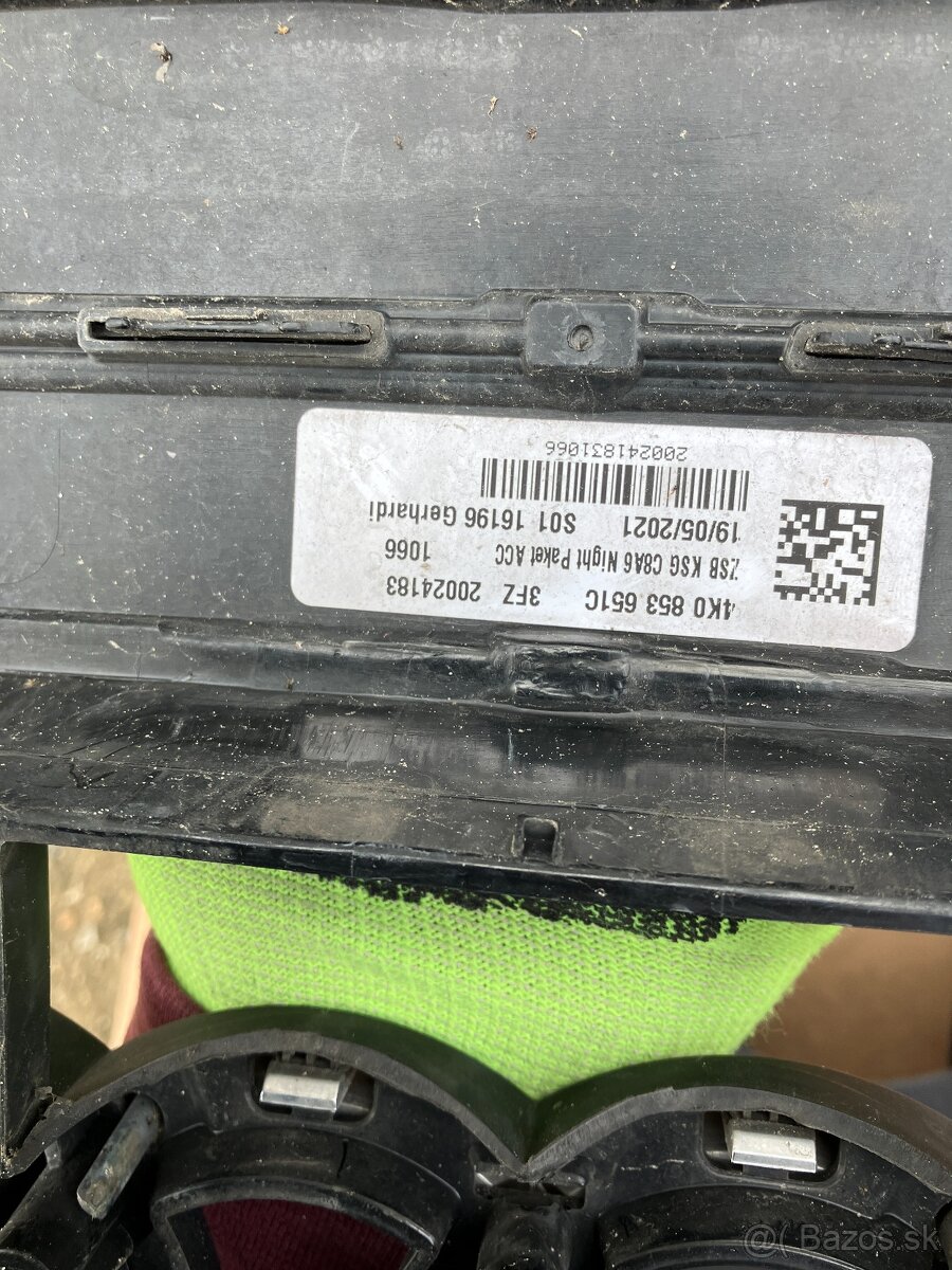 maska audi a6 c8 cerna 18-23 grill mrizka cerna - 9