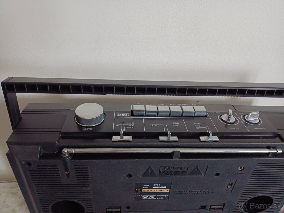 Maximal 8702, radiomagnetofon retro kazeťák - 9