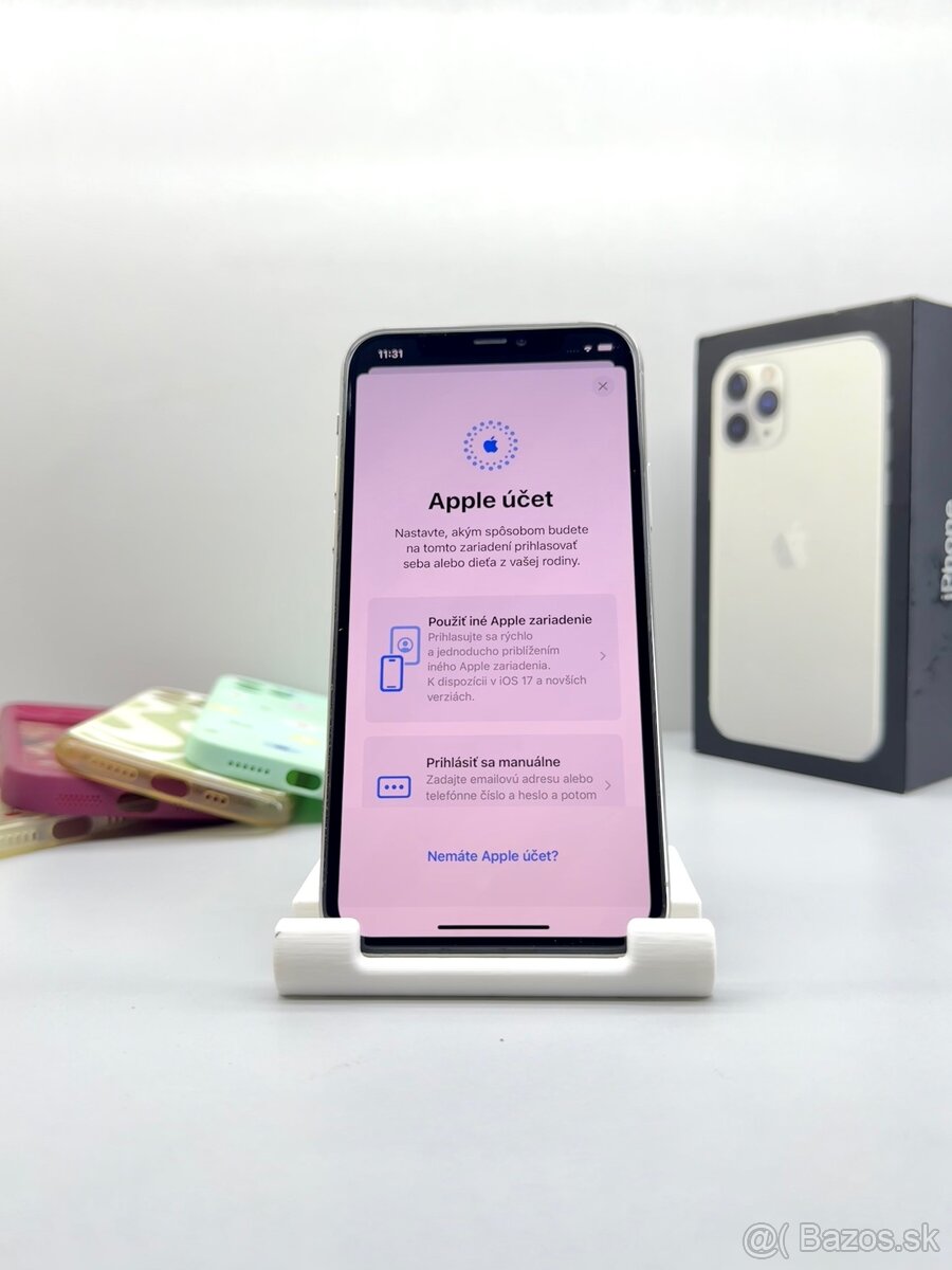 iPhone 11 PRO SILVER TOP STAV 100% BATÉRIA - 9