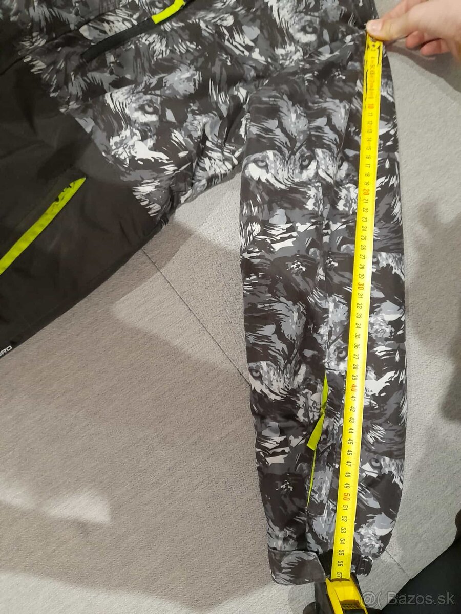 Chlapčenská lyžiarska bunda LEWRO 152/158 - 9