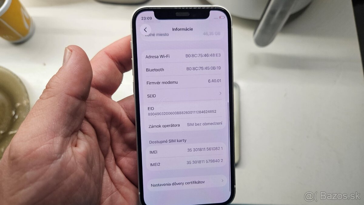 Apple iPhone 12 mini 64GB, batéria 92% - 9