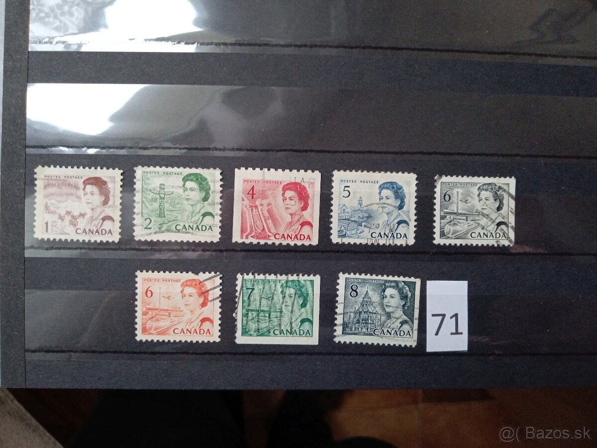 Poštové známky č.494 - AMERIKA a KARIBIK IV. - 19 sérií - 9