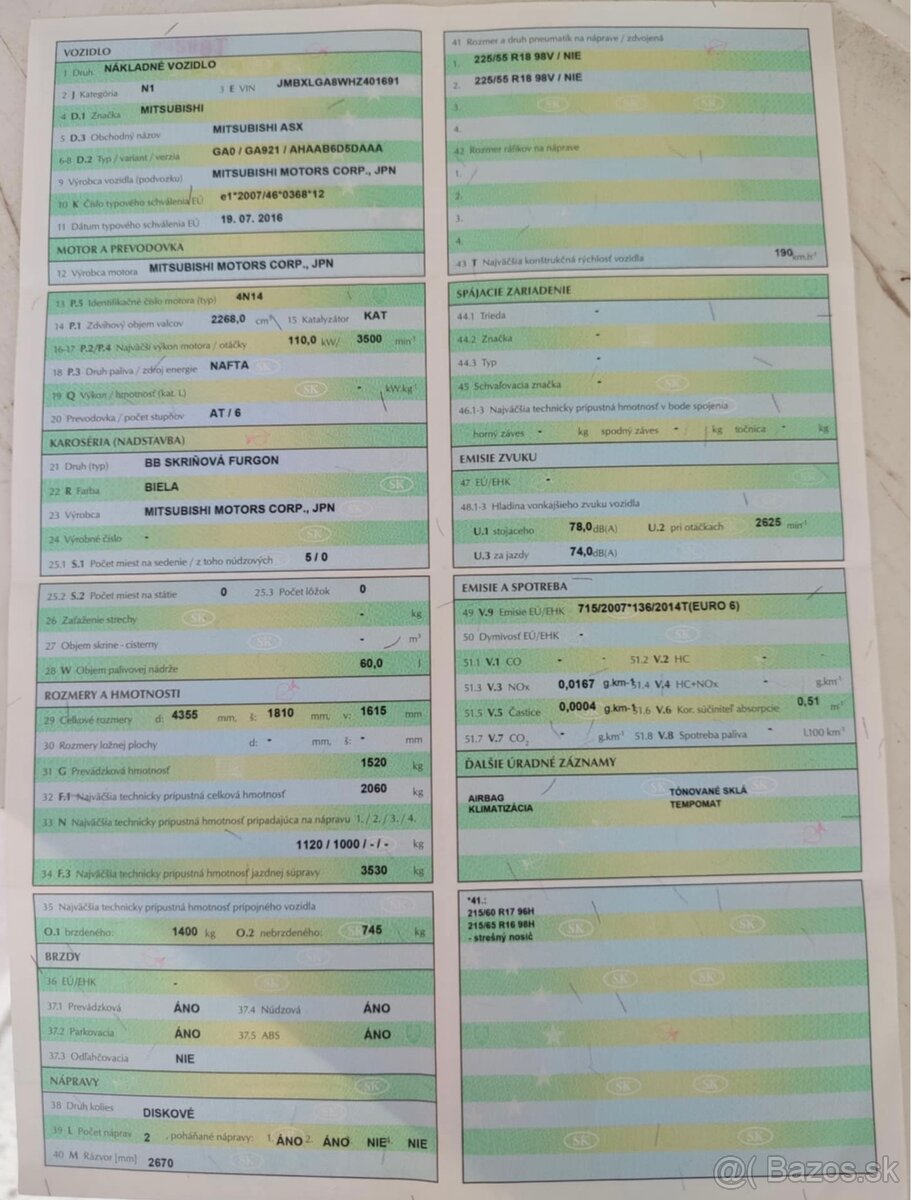 Mitsubishi ASX, 2.2 diesel, automat, 4x4 - 9