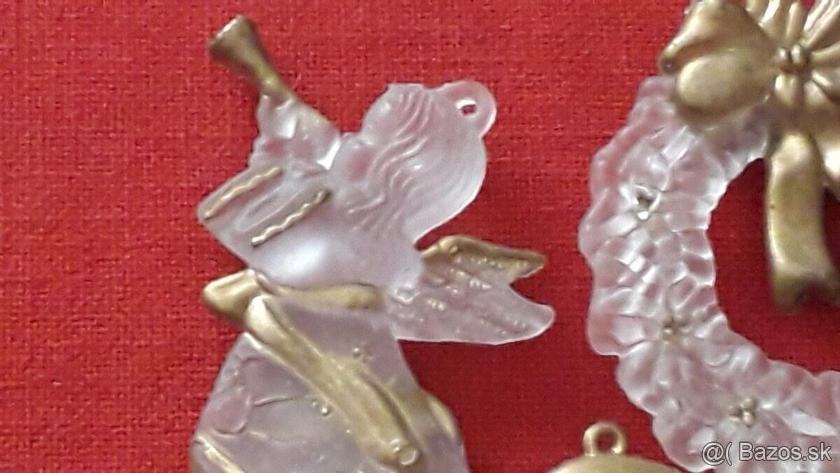 Vianočné drôtikové a plastové ozdoby - 9