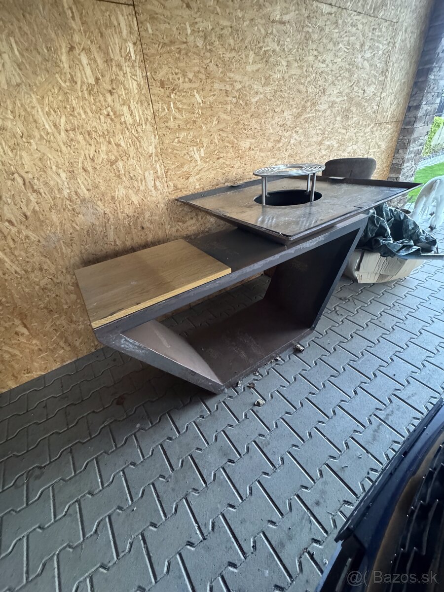 Masívny železný gril - 9