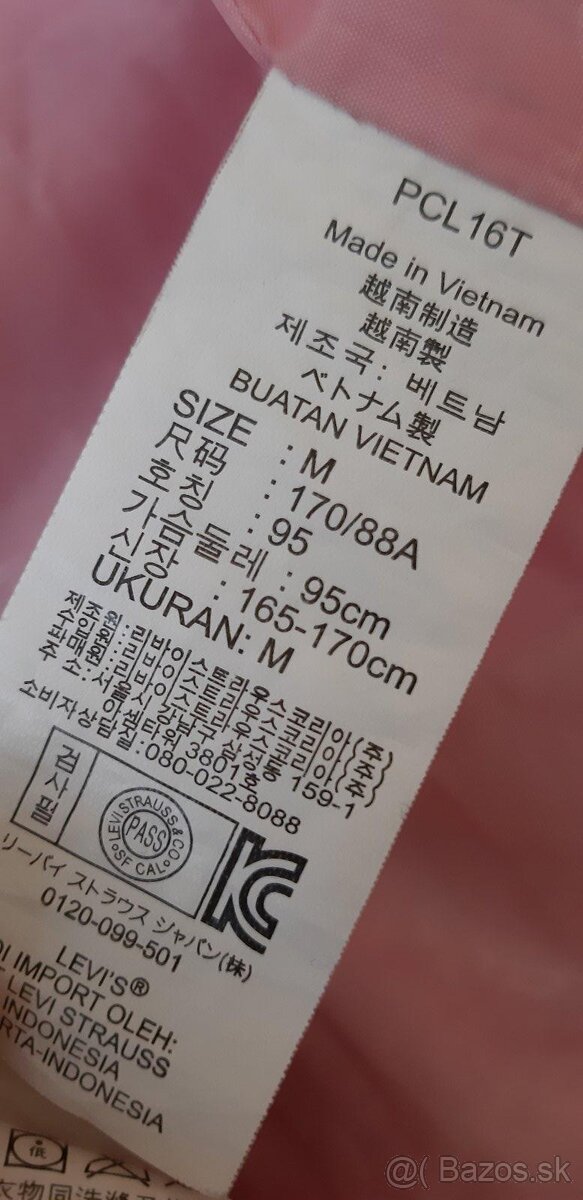 Ružová bunda Levis M - 9