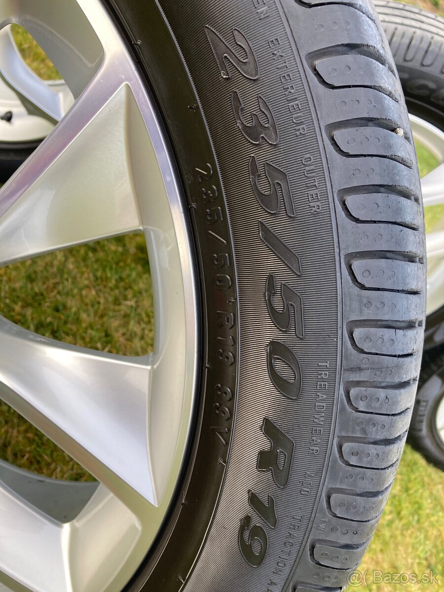 Predám letnú sadu škoda 5x112 7J ET43 235/50 R19 - 9
