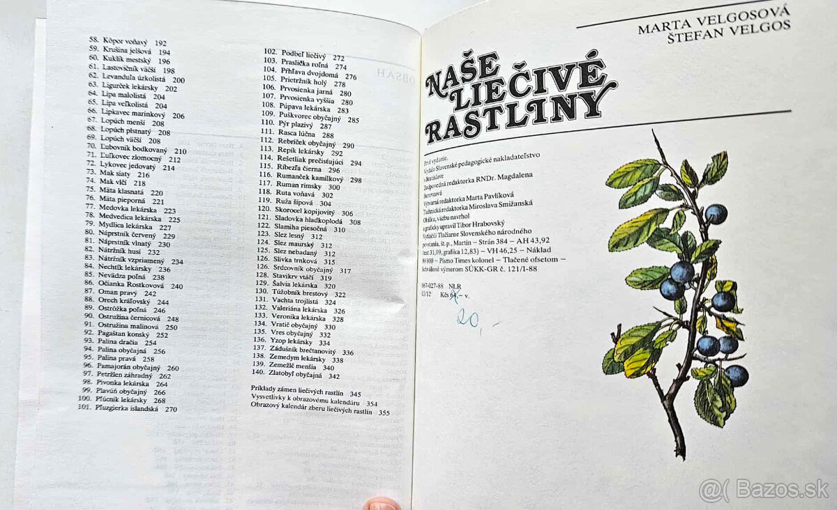 kniha 'Naše liečivé rastliny' - 9